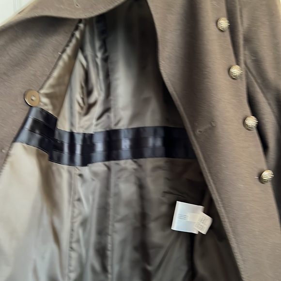 Brown woman’s pea coat size 4 perfect condition - Picture 8 of 9